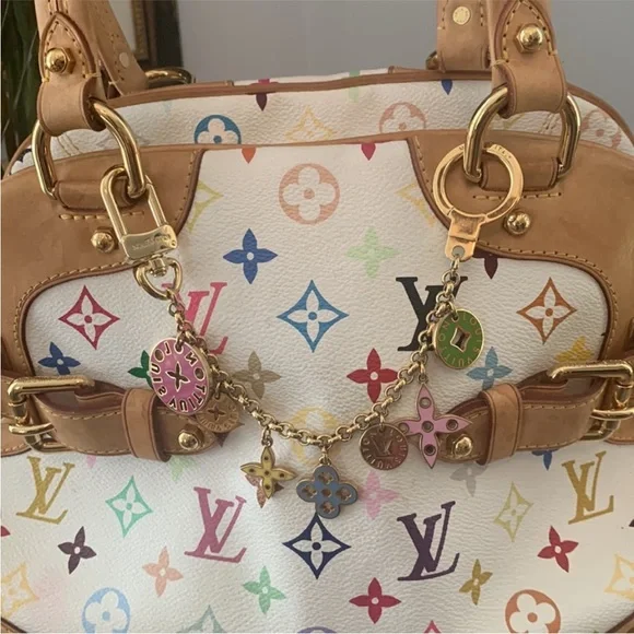 Louis Vuitton Double sided Multicolor Bag Charm - Picture 1 of 2